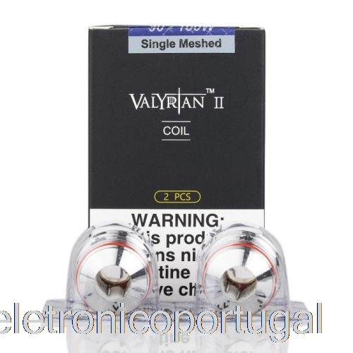 Vape Eletrônico Uwell Valyrian Ii 2 Bobinas De Reposição 0,32ohm Un2 Bobinas De Malha única